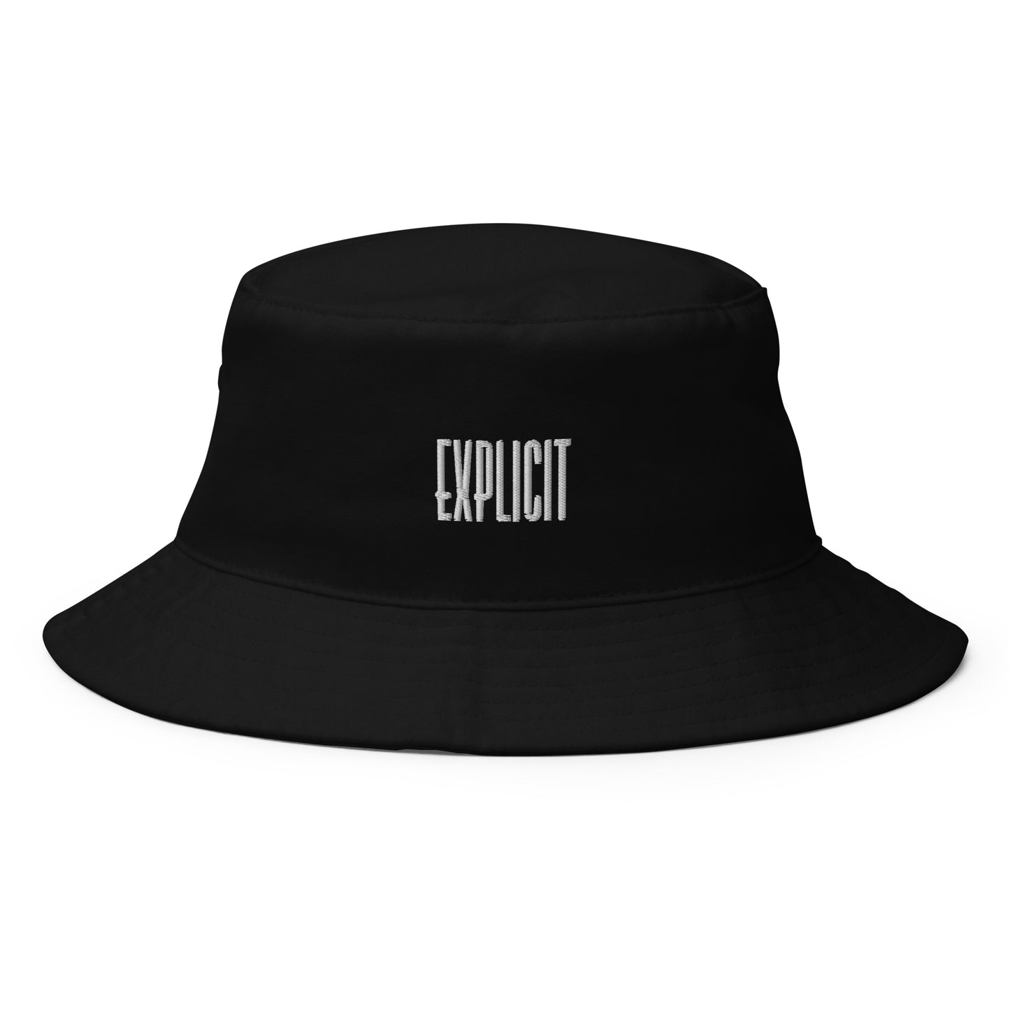 Explicit Bucket Hat Black