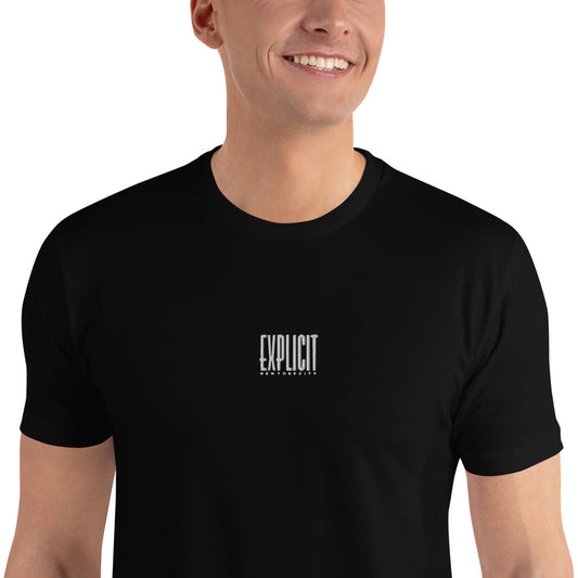 Explicit Plain Black T